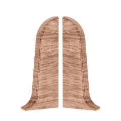 Vilo Zakończenie do listwy Izzi Max, kolor dąb pendula, wym. 22 mm x 65 mm