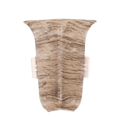 Vilo Narożnik wewnętrzny do listwy Izzi Max, kolor dąb pendula, wym. 22 mm x 65