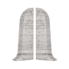 Vilo Zakończenie do listwy Izzi Max, kolor dąb stalowy, wym. 22 mm x 65 mm