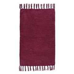 Dywanik bawełniany SUNILA ciemnobordowy 50 cm x 80 cm