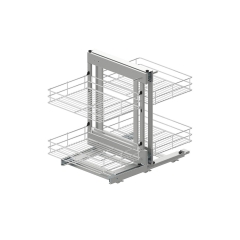 Kosz Cargo narożny Maxima Classic prawy chrom 80 cm