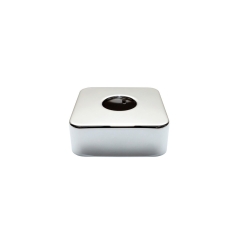 Tycner Rozeta 3/4 cala chromowana 70x70 mm wys. 23 mm