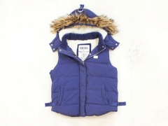 *L Diesel Mens Vest Warmed Hood Fur size M