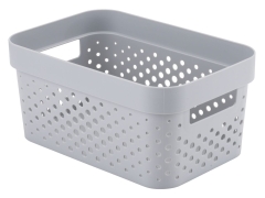 Kosz Pudełko do przechowywania 4,5L plastik szary