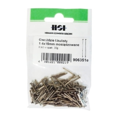 Gwoździe z łbem kulistym stal mosiądz 1,4 x 15 mm 30 g