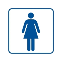 Znak WC damskie