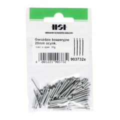 Gwoździe boazeryjne ocynkowane 1,2 x 20 mm 30 g
