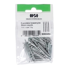 Gwoździe boazeryjne ocynkowane 1,6 x 30 mm 50 g