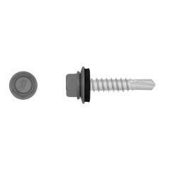 Wkręty samowiercące Diall 4,8 x 19 mm ocynkowane szare 20 szt.