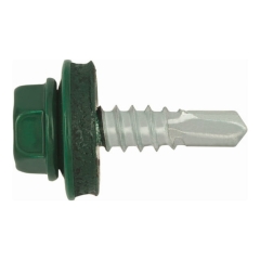 Wkręty samowiercące Diall 4,8 x 19 mm ocynkowane zielone 20 szt.