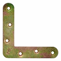 Narożnik wąski 17 x 80 x 80 mm ocynk żółty