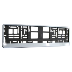 Ramka do tablic rejestracyjnych srebrna