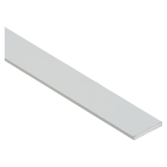 Sztanga płaska Cezar 15 x 2 mm 1 m aluminium srebrne