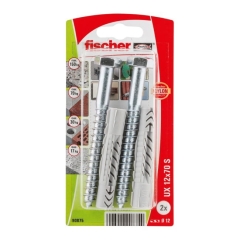 Kołki uniwersalne Fischer UX 12 x 70 mm z wkrętami kluczowymi 2 szt.