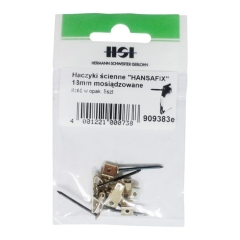 Haczyki do ram Hansafix mosiądz 18 mm 5 szt.