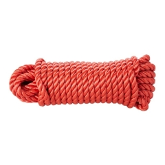 Lina skręcana polipropylenowa Diall 14 mm x 15 m czerwona