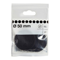Podkładki filcowe samoprzylepne Diall 50 mm brązowe 4 szt.