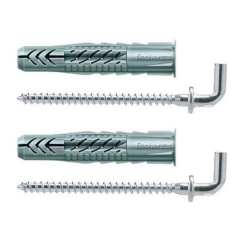 Kołki rozporowe Fischer UX uniwersalne z hakami z kołnierzem 10 x 60 mm 2 szt.