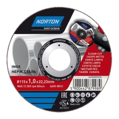 Tarcza korundowa Norton do cięcia inox 41-115 x 1,0 x 22,2 mm