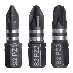 Bity udarowe Erbauer 25 mm PZ1/2/3 3 szt.