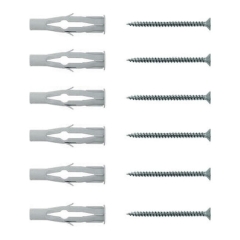 Kołki uniwersalne z wkrętami Fischer FU 10 x 60 mm 4 szt.