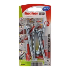 Kołek uniwersalny Fischer Duopower 10 x 50 z wkrętem 4 szt.