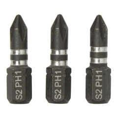 Bity udarowe Erbauer 25 mm PH1 3 szt.