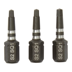 Bity udarowe Erbauer 25 mm SQ1 3 szt.