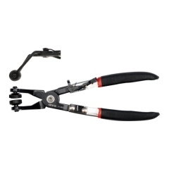 Szczypce wygięte Yato do opasek rozprężnych