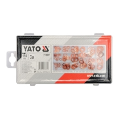 Zestaw podkładek miedzianych Yato 150 szt.