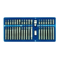 Klucze specjalny Vorel metalowy hex torx spline 40 części