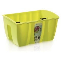 Doniczka Skrzynka na balustradę 40 cm Limonka Crown