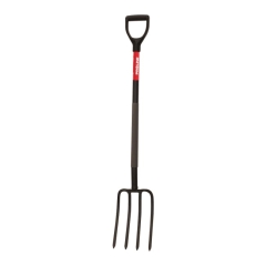 Widły amerykańskie z metalowym trzonkiem 120 cm