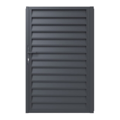 Furtka z zamkiem Polargos Imperial 1,5 x 0,9 m ocynk antracyt prawa