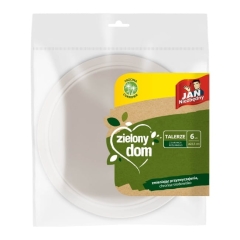 Talerze z trzciny cukrowej Jan Niezbędny 6 szt.