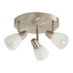 Spot plafon Colours Aphaea 3 x 40 W E14 nikiel