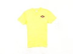 M Hollister Mens T-Shirt V-Neck Yellow size S