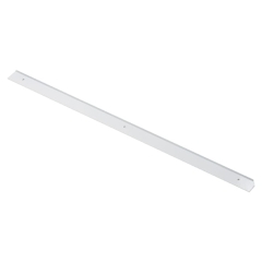 Listwa boczna do blatów Cezar aluminiowa prawa biała 28 x 600 mm