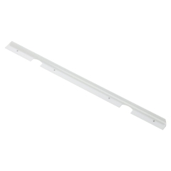 Listwa kątowa do blatów Cezar aluminiowa biała 28 x 625 mm