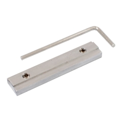 łącznik do szyny biały/aluminium