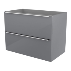 Szafka pod umywalkę GoodHome Imandra wisząca 80 cm szara
