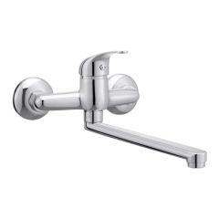 Bateria zlewozmywakowa Cooke&Lewis Lodh ścienna chrom