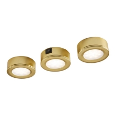 Lampa podszafkowa LED Colours Esmo 3 x 2,5 W gold