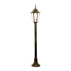 Lampa ogrodowa stojąca Polux Liguria 1 x 60 W E27 patyna