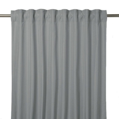 Zasłona GoodHome Klama 140 x 260 cm szara