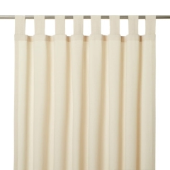 Zasłona 140 x 260 cm kremowa