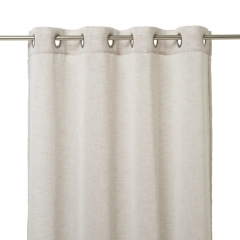 Firana GoodHome Howley 140 x 260 cm beżowa