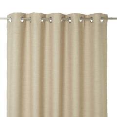 Zasłona GoodHome Novan 140 x 260 cm kremowa
