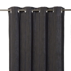 Zasłona GoodHome Pahea 135 x 260 cm ciemnoszara