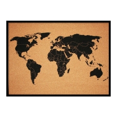 Tablica korkowa Mapa świata 50 x 70 cm